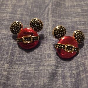 Bauble Bar Christmas Mickey Studs